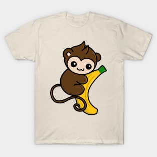 Monkey hugs a banana T-Shirt